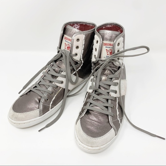 true religion high top sneakers